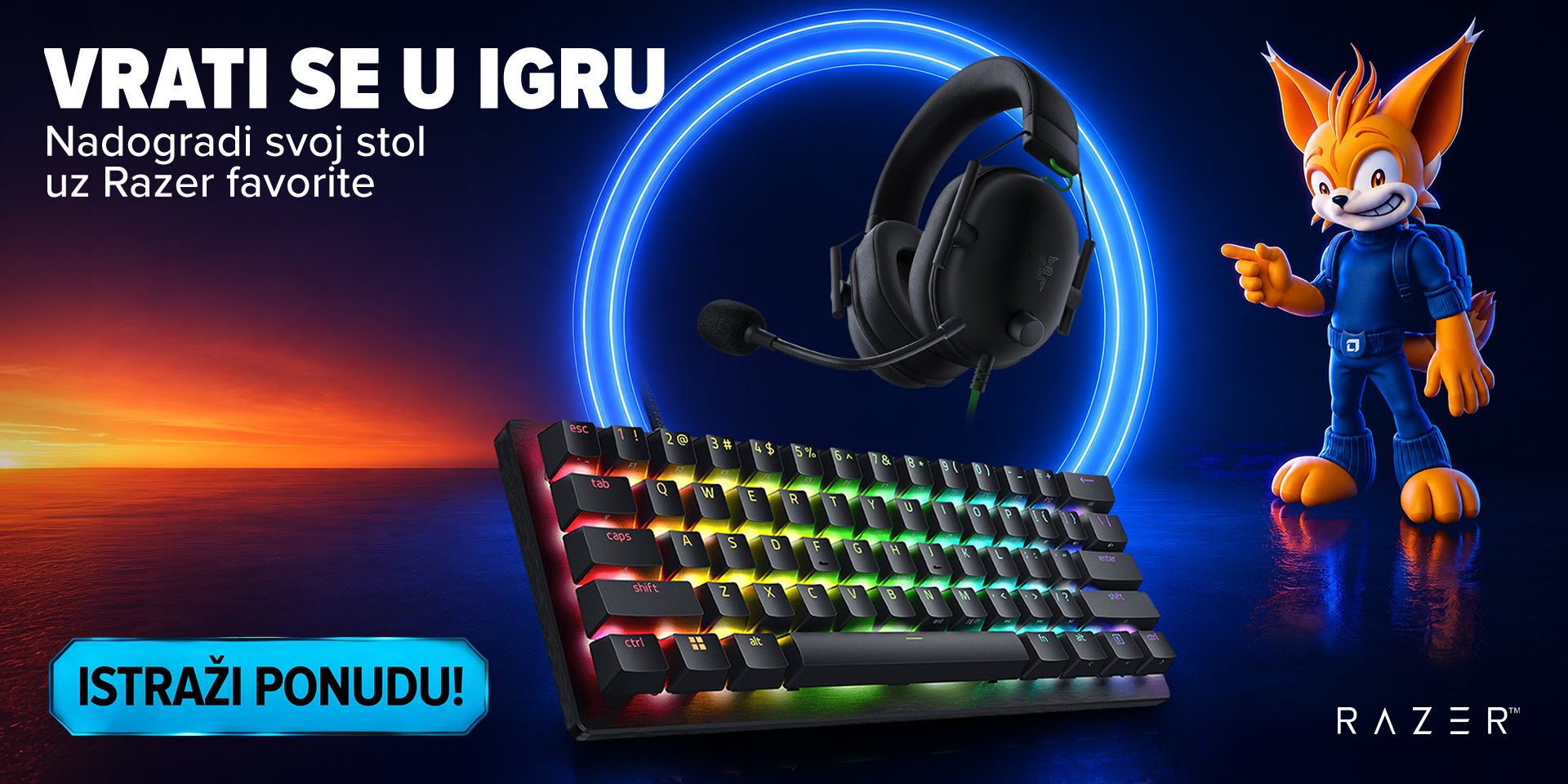 Razer gaming periferija back to school 